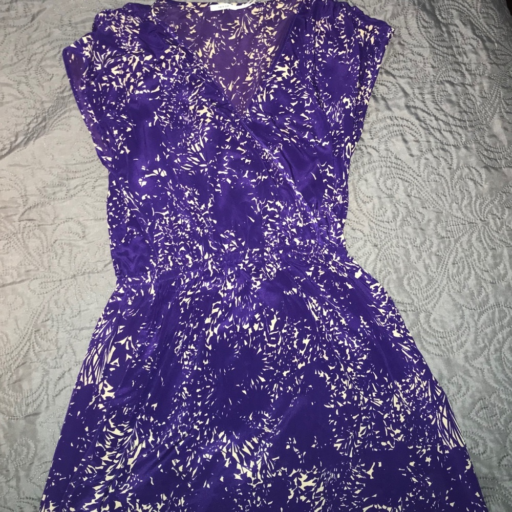 Kimchi Blue Medium SILK dress PURPLE 💜